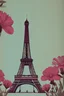 Placeholder: Tour Eiffel,vintage,flower,color ,pattern,4k