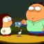 Placeholder: stewie griffin eating a duck