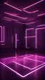 Placeholder: Hyper Realistic purple & maroon neon floor in a dark room