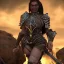 Placeholder: Beyonce orc in armor character very detailed cinematic fantasy unreal engine photo realistic