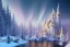 Placeholder:  white and gold crystal castle，waterfall, winter snow flakessnow, northern Lights, full of details, smooth, bright sunshine，soft light atmosphere, light effect，vaporwave colorful, concept art, smooth, extremely sharp detail, finely tuned detail, ultra high definition, 8 k, unreal engine 5, ultra sharp focus