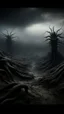 Placeholder: ,surrealism of the dark of a nightmare ten miles high and six foot deep, hyper photorealistic, hyper detailed dark art color, high resolution, fog, octane render, tilt shift, HDRI Environment, all pictures dark gray