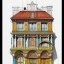 Placeholder: Details building cross section, interior croquis, building interior architecture from exterior ,building cross section,colourful detailed room+Book illustration by , Jean Baptiste Monge, strong lines, high contrast vibrant colors, highly detailed, 16k resolution, trending on behance