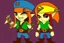 Placeholder: Cartoony and muscular Captain Jack Sparrow, Legend Of Zelda: Wind Waker style, stylized, colorful, adventurous.