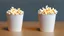 Placeholder: popcorn in disposable paper cup