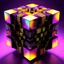 Placeholder: a mandelbox 3d fractal made of metallic random color cubes a pertty artistc background