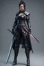 Placeholder: cyberpunk female sword Asian, samurai, warrior, 8k, high reality, high detailed.