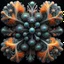 Placeholder: 3d rendered organic form, ernst haeckel, fractals botanical, futuristic, single objects, symmetric, scientific, black background, octane render, 8k post-production, artstation: award-winning: atmospheric: commanding: fantastical: clarity: 16k: ultra quality: striking: brilliance: stunning colors: amazing depth