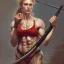 Placeholder: bodybuilder woman holding rifle gerald brom