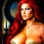 Placeholder: Ultra detailed fullbody Portrait in oil on canvas of beautiful busty Red Sonja ,extremely detailed digital painting, extremely detailed face,crystal clear Big Glowing eyes, mystical colors ,perfectly centered image, perfect composition, rim light, beautiful lighting, 8k, stunning scene, raytracing, anatomically correct, in the style of robert e howard and Ken Kelley and Ohrai Noriyoshi and Simon Bisley and tomzj1