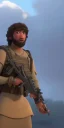 Placeholder:  islam warrorer 8k with uzi