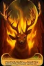 Placeholder:  deer god forest mythic demon fire