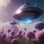 Placeholder: Spaceship landed on futuristic planet, sunny day. clear blue sky, cascade, flowers. Elegant. Extremely detailed. Award winning photography. Fantasy. 8k. Cinematic lighting. Photorealistic. Dynamic lighting. Imperial colors. Crisp quality. Unreal Engine. Colourful cinematic postprocessing. Pixar. VRay.