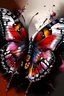 Placeholder: Bludded butterfly art of the day