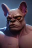 Placeholder: alien french bulldog musculature hulk body HD strong french bulldog hulk marvels Warcraft