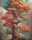 Placeholder: Love grows in me like a tree, portrayed in a Pixar 3D art form. Inspired by the whimsical style of Hayao Miyazaki, envision a lush, enchanted forest where heart-shaped leaves bloom on intertwining branches. The color palette is vibrant, with warm hues dominating the scene. Characters wear expressions of joy and serenity, illuminated by soft, dappled sunlight filtering through the foliage. The atmosphere exudes a magical and harmonious love