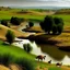 Placeholder: Farm land, river, farming, camel