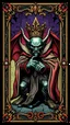 Placeholder: goblin king card with ornate frame
