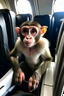 Placeholder: Show me monkey in the plane