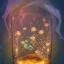 Placeholder: Pixies and Fairies in a belljar ,glowing , free,small and big, many fairy lights inside a forest, ghostly lights, polaroid, symmetry, bioluminescence, luminescent glow, moody, tender, photorealistic, octane render, golden hour,MTG,digital painting,by Anna Dittmann.biomorphic jellyfish morphed with electronic wiring and mixed with lighting, Nanopunk and Biopunk with cyberpunk look, wonderful ambient colors, art by Jarosław Jaśnikowski mixed with Sheila Martin mixed with Fletch mixed with Frank 