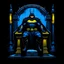 Placeholder: Batman on his throne, for a t-shirt design