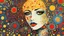 Placeholder: Sun profile + Halftone pattern + editorial illustration of the memento morti +by Gustav Klimt higly textured, genre defining mixed media collage painting + fringe absurdism + Free will is a colorful herring; Gustav Klimt; Hundertwasser; controversial; stupendous; transcendent Award winning halftone pattern illustration + simple flowing shapes + subtle shadows + paper texture + minimalist color scheme + inspired by Zdzisław Beksiński.