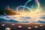 Placeholder: stars beach shore shoreline beautiful destinations path night time trail fantasyart lights glowing colorful nightsky water peace magical sanddollar ocean