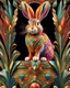 Placeholder: Beautiful rabit colorful art Deco, full body, amazing artwork, hyper detailed, ultra maximalist quality, 12k