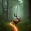 Placeholder: fantasy art, book cover, "As you ride deeper into the forest, you begin to see signs of wildlife. A deer dashes across the trail ahead of you. The journey may be long, but in this moment, it feels as though you are exactly where you need to be."