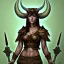 Placeholder: xena as horned devil