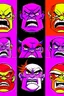 Placeholder: TITLE: HEAD FUKED SO MUCH BRO, monster more angry and more 90s style, angry fast, extreme, wild, so so angry, red and purple background with 90s style slashes