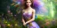 Placeholder: bright fairy, beautiful portrait, flowery landscape