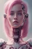 Placeholder: cyborg, pink hair,seven , perfekt, real, dream