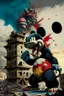 Placeholder: MICKEY MOUSE AS GODZILLA DESTROYING BUILDINGS IN SOUTH AFFRICA