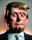 Placeholder: Realistic Waist up Portrait, Donald trump muppet, retro style, photo studio, unreal engine 5, god lights, ray tracing, RTX, lumen lighting, ultra detail, volumetric lighting, 3d.