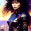 Placeholder: portrait beautiful face 'Female Biker on Akira Bike(1988)',busty,ancient metal armor balanciaga fashion clothe painting by gaston bussiere, greg rutkowski, yoji shinkawa, yoshitaka amano, tsutomu nihei, donato giancola, tim hildebrandt, oil on canvas, cinematic composition, extreme detail,fit full head inside picture,16k