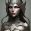 Placeholder: Horned, dark elf, female