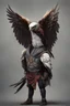 Placeholder: human that has falcons head and wings