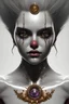 Placeholder: a Photorealistic dramatic hyperrealistic criyng clown paint ,Crystal black eyes, elegant, by WLOP,Artgerm,Greg Rutkowski, Beautiful dynamic,shadows,Artstation,concept design art,Octane render,8K