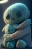 Placeholder: Alien hugging a teddy bear, artstation, HD, octane render, 8k resolution