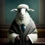 Placeholder: A sheep dressed as a lawyer