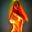 Placeholder: woman made of fire, fire angel, fire clothes, full body portrait, long flowing yellow hair, highly detailed, real life photo, photo quality, extremely detailed, highly detailed, 8K, crisp quality