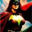 Placeholder: portrait oil on canvas, beautiful busty BatWoman,green eyes, ,minimal armor,comic book cover, mystical colors,insanely detailed,realistic,intrincate detail, 16k resolution, masterpiece,Frank Frazetta,Alex Horley, Simon Bisley