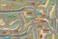 Placeholder: road map, top view, comic book, vector map,