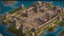 Placeholder: An ancient Phoenician city with a large gate , from down view