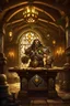 Placeholder: creame un marco de Warcraft al estilo de taberna del mundo de