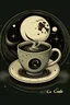 Placeholder: Moon and coffee retro