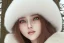 Placeholder: close-up portrait of beautiful young and cute 14 years old ukrainian girl, anime, adorable, au naturel, charming smile, shy, innocent, round face, detailed eyes, realistic shaded perfect face, fur leather jacket, winter forest, volumetric lighting, volumetric clouds, centered perspective camera view, global illumination, 8k, uhd, art by sam curry