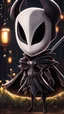 Placeholder: Chibi Hollow knight venom in 8k solo leveling shadow artstyle, in the style of fairy academia, hollow knight them, mask, close picture, neon lights, intricate details, highly detailed, high details, detailed portrait, masterpiece,ultra detailed, ultra quality