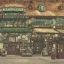 Placeholder: steampunk Starbucks cafe